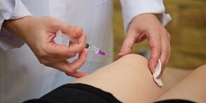 Hyaluronic acid injections in knee joint